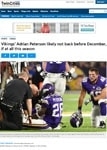 Dr. Derek Ochiai was Featured in the Pioneer Press Discussing Minnesota Vikings Running Ba...